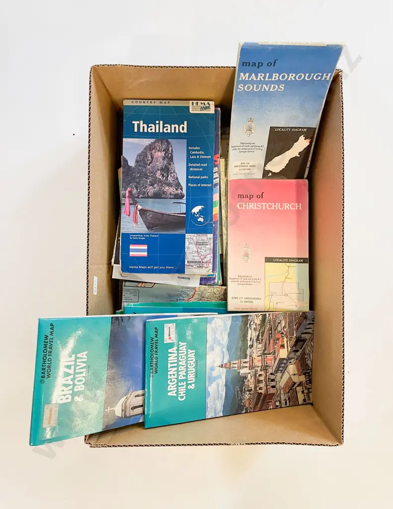 Quantity of Assorted Road Maps Image 1++