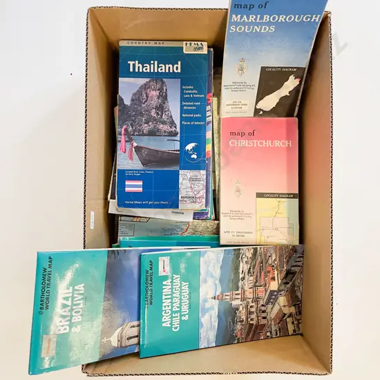 Quantity of Assorted Road Maps