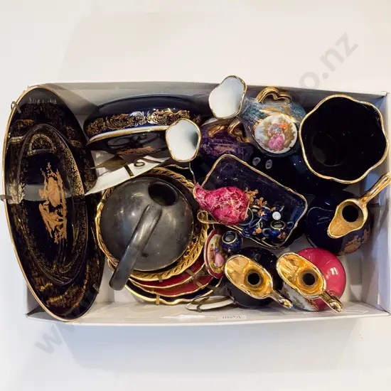 Box Quantity of Assorted Limoges