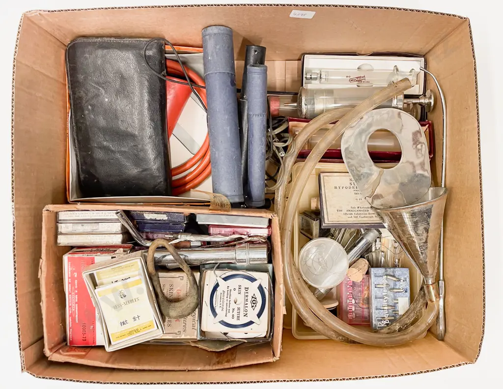 Box Quantity of Assorted Vintage Medical Empheria Image 1++