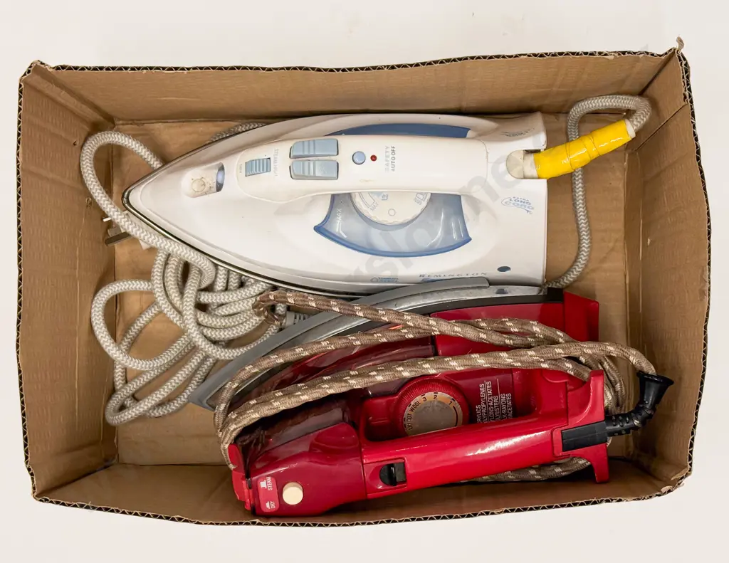 Two Clothing Irons Toshiba & Remington Image 1++