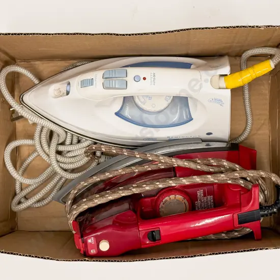 Two Clothing Irons Toshiba & Remington
