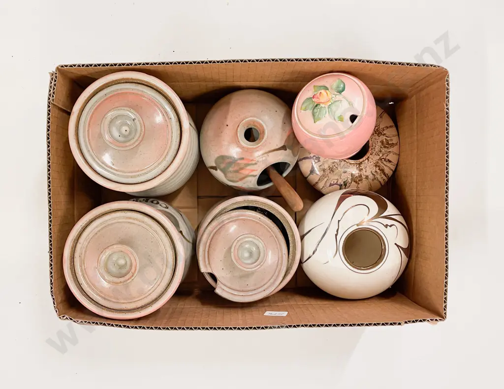 Box of Assorted Stoneware & Pottery etc Image 1++