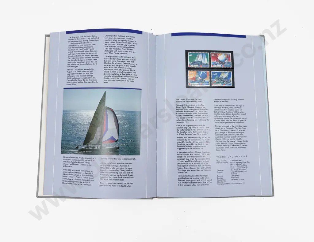 The NZ Stamp Collection 1987 Image 1++