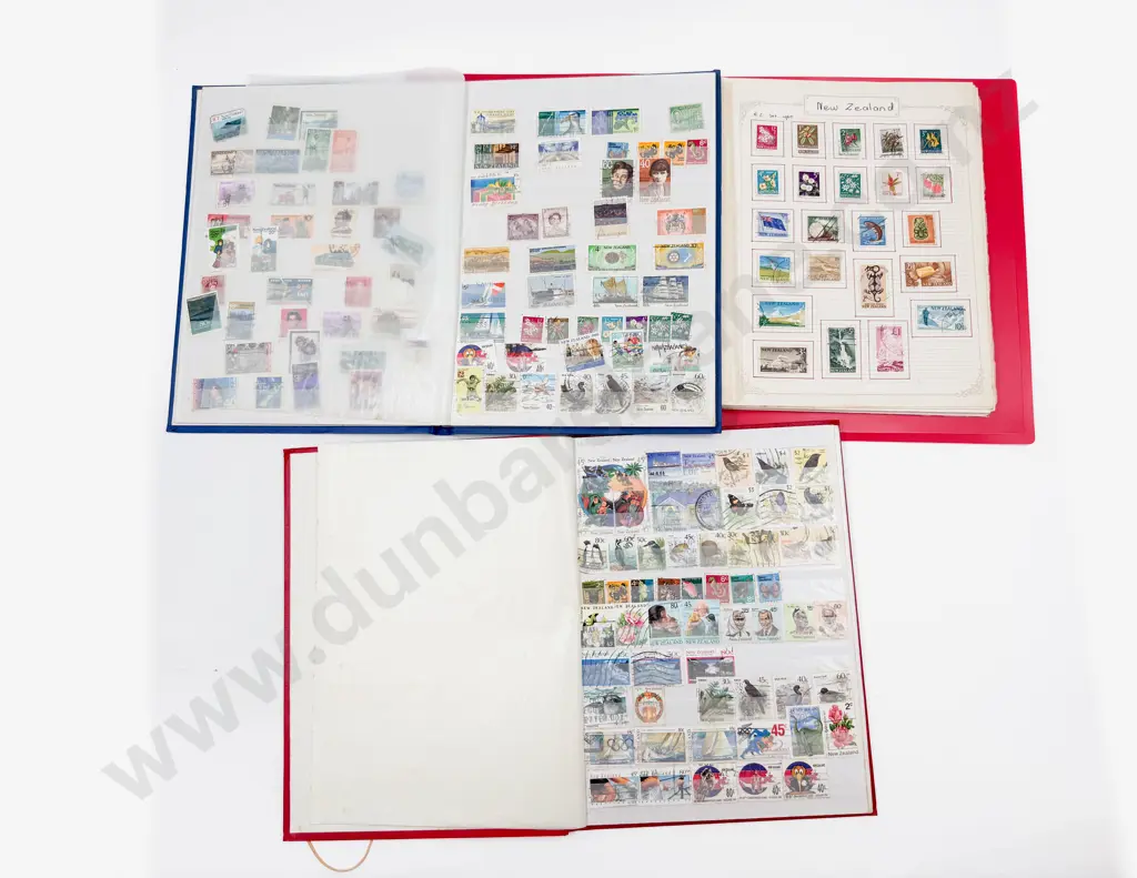 NZ Album Mainly Pre Decimal & Two Stock Book Albums Image 1++