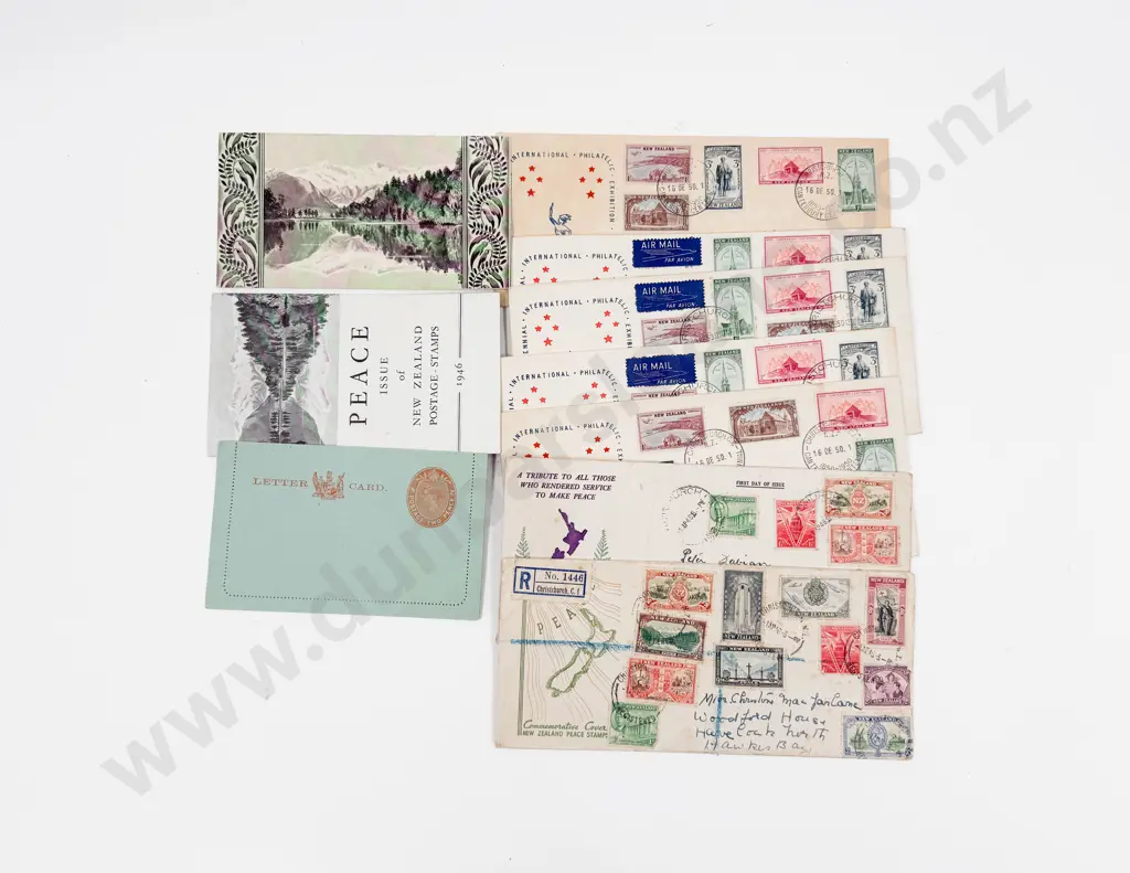 NZ Peace Cover with Booklet and Postcard with Peace FDC's and Assorted Image 1++