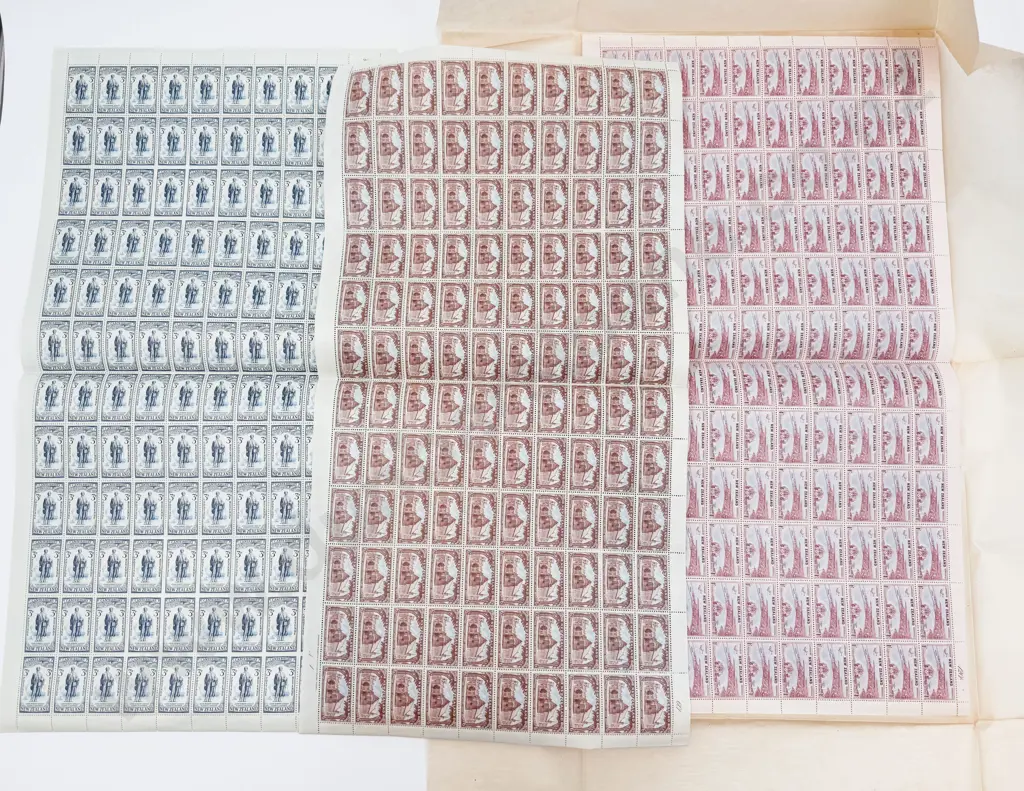 Full Sheets Christchurch and Otago Anniversaries (9) still in original tissues Image 1++