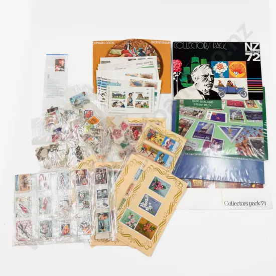 Qty NZ Stamp Packs FDC's with NZ and World Semi-Sorted Loose Stamps