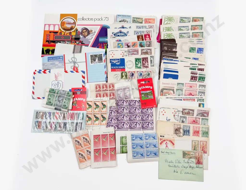 Qty Manly NZ Pre-Decimal FDC's with Some Blocks and Assorted Image 1++