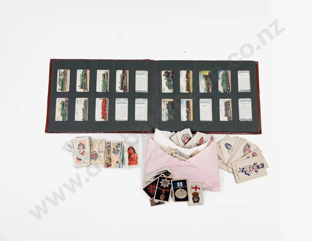 Cigarette Card Album together with Qty loose cards Image 1++