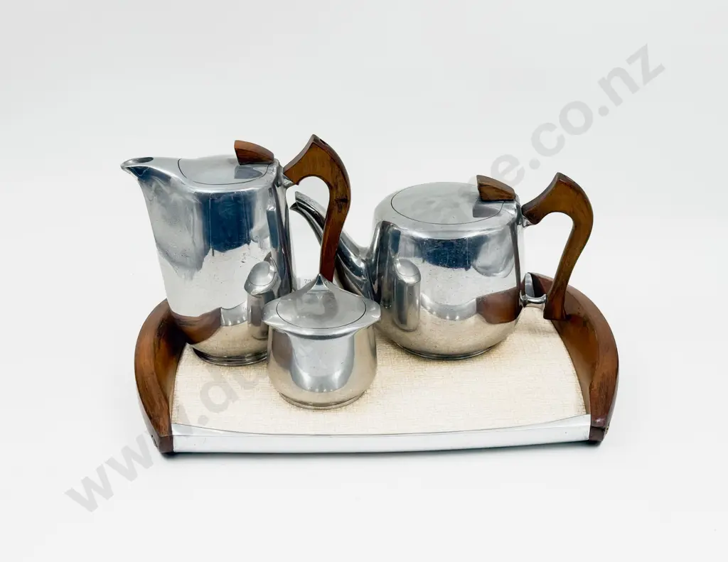 Four Piece Set of Picquot Ware Image 1++