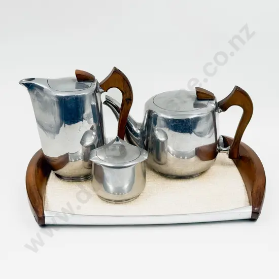 Four Piece Set of Picquot Ware