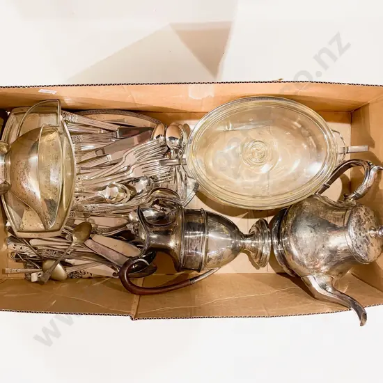 Box of Assorted S/P incl Cutlery