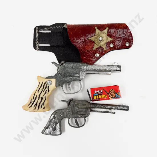 Two Vintage Toy Cap Guns
