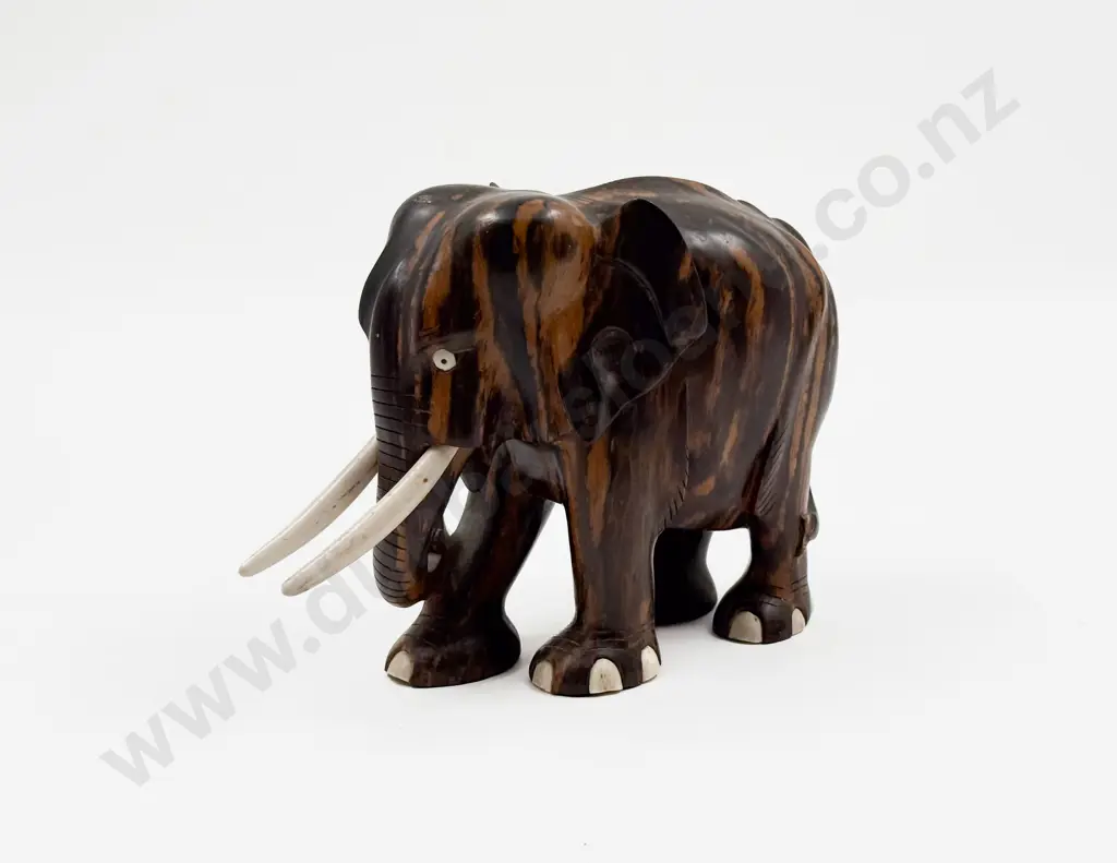 Carved Wooden Elephant Image 1++