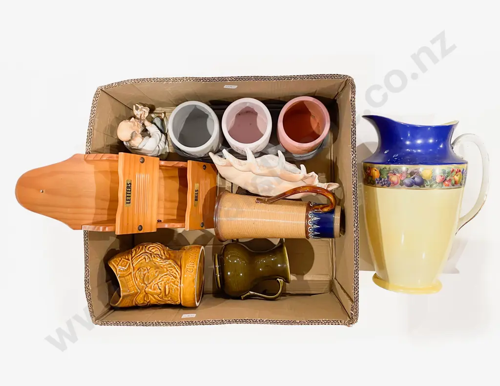 Box Quantity of Assorted incl McCallum Whiskey Jug Image 1++