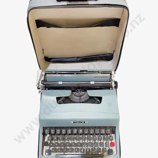 Two Typewriters in Travel Cases