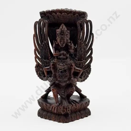 Carved Indonesian Immortal Figure Group