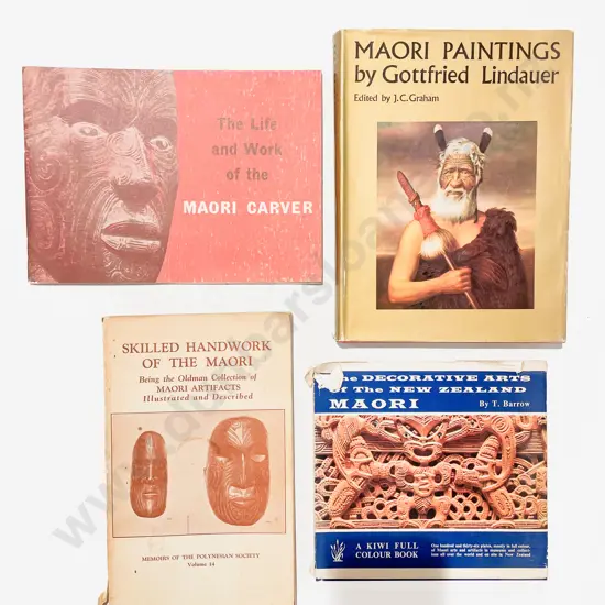 Four Assorted Maori Arts Reference Books