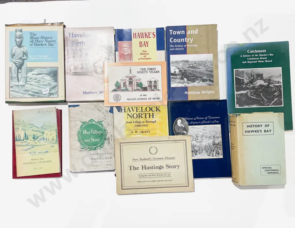 Quantity of Assorted Mostly Hawke's Bay Reference Volumes Image 1++