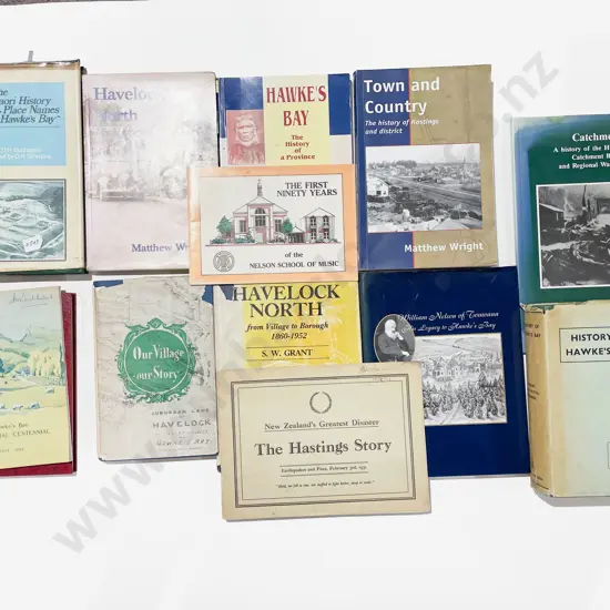Quantity of Assorted Mostly Hawke's Bay Reference Volumes