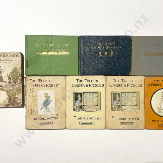 Quantity of Assorted Small Vintage Children's Books Including Beatrix Potter