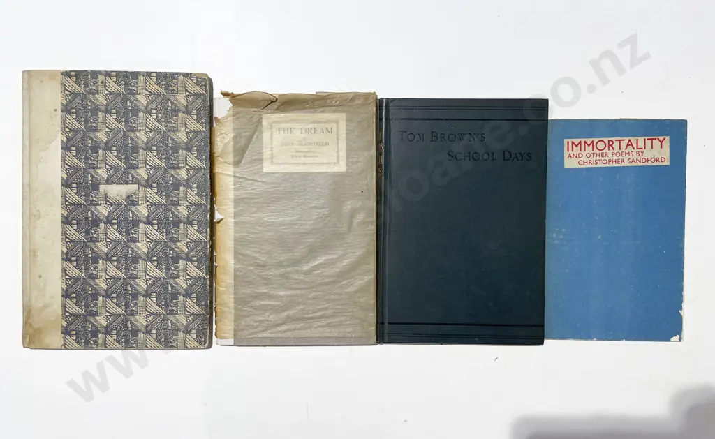 Tom Brown's School Days with The Dream by John Masefield & Two Others Image 1++