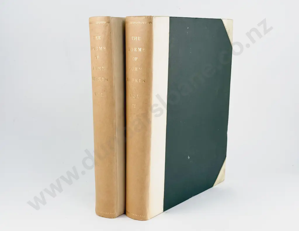 Ruskin John Collingwood W G - The Poems of John Ruskin (2 Volumes) Image 1++