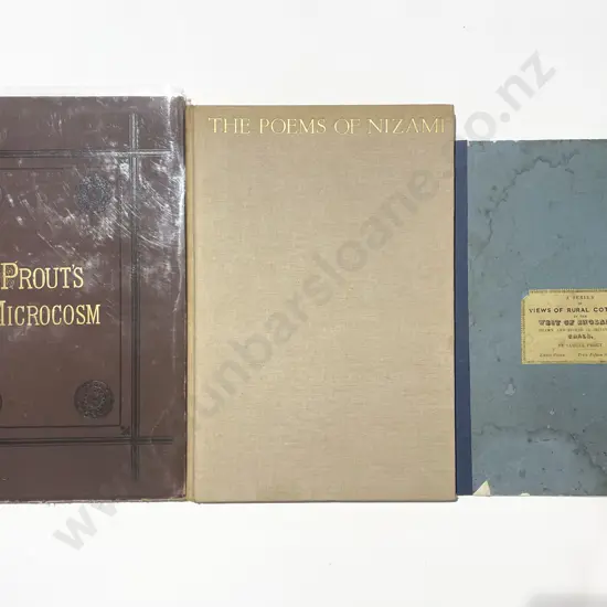 Prout's Microcosm together with The Poems of Nazami & Selection of Bound Reproduction Prints of Samuel Prout