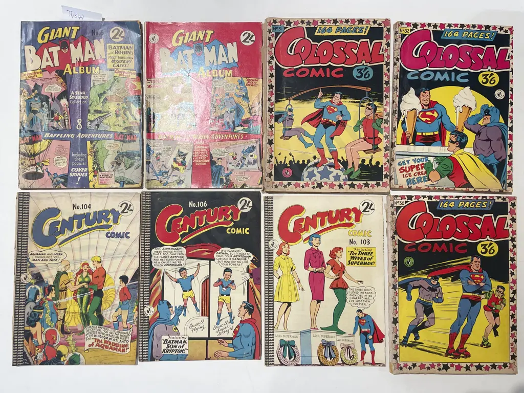 Quantity of Assorted Vintage Comics Including Century & Colossal Image 1++