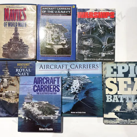 Quantity of Assorted Naval & Other Military Reference Volumes