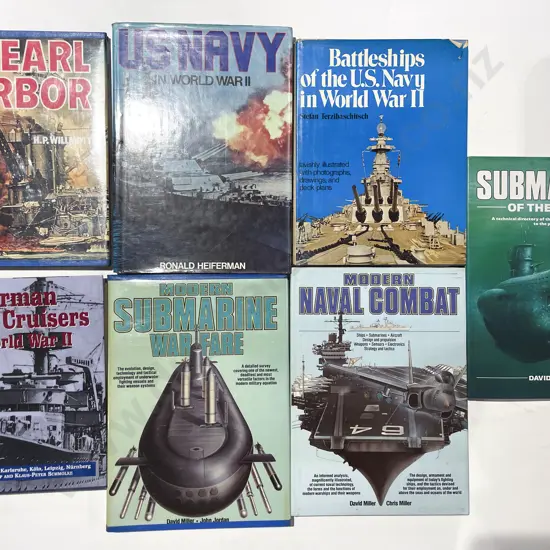 Quantity of Assorted Naval & Other Military Reference Volumes