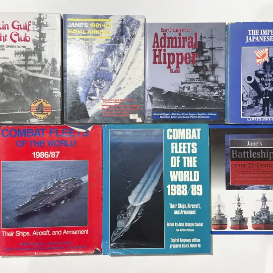 Quantity of Assorted Naval & Other Military Reference Volumes