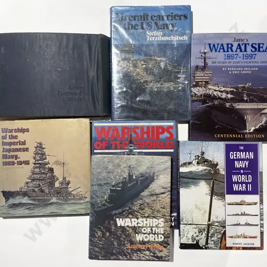 Quantity of Assorted Naval & Other Military Reference Volumes