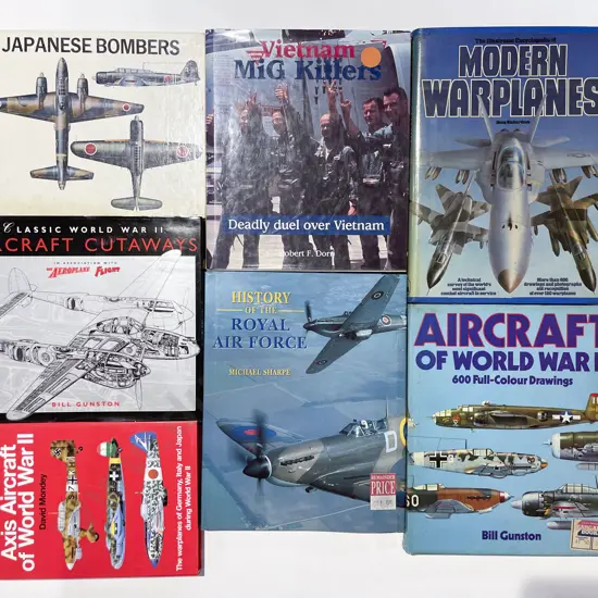 Quantity of Assorted Military Reference Volumes