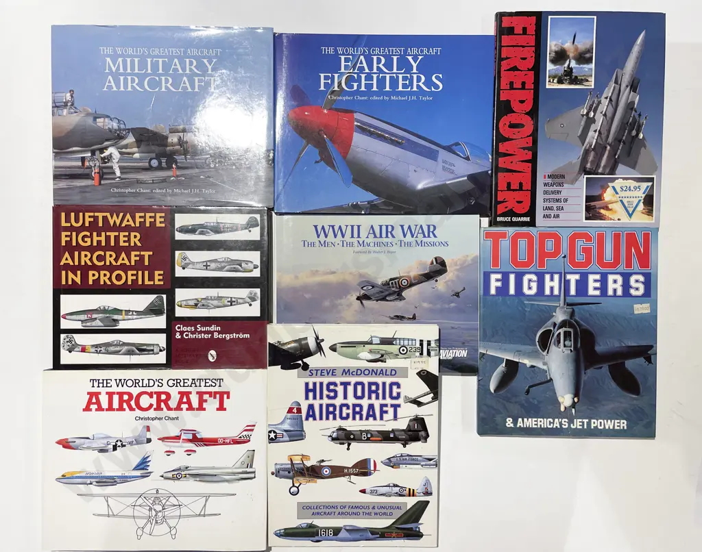 Quantity of Assorted Military Aviation Reference Volumes Image 1++