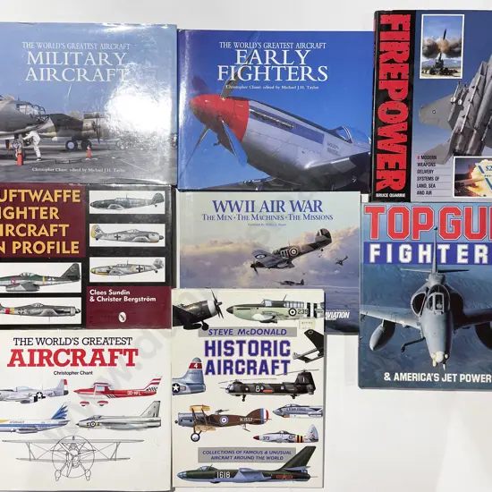 Quantity of Assorted Military Aviation Reference Volumes