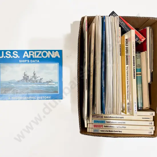 Boxed Quantity of Assorted Military Reference