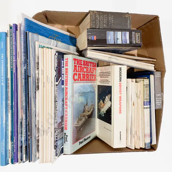 Boxed Quantity of Assorted Military Reference