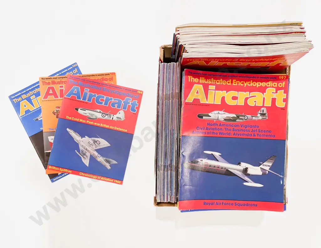 Boxed Quantity of The Illustrated Encyclopedia of Aircraft Magazines Image 1++