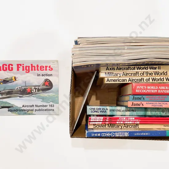 Boxed Quantity of Assorted Military Reference