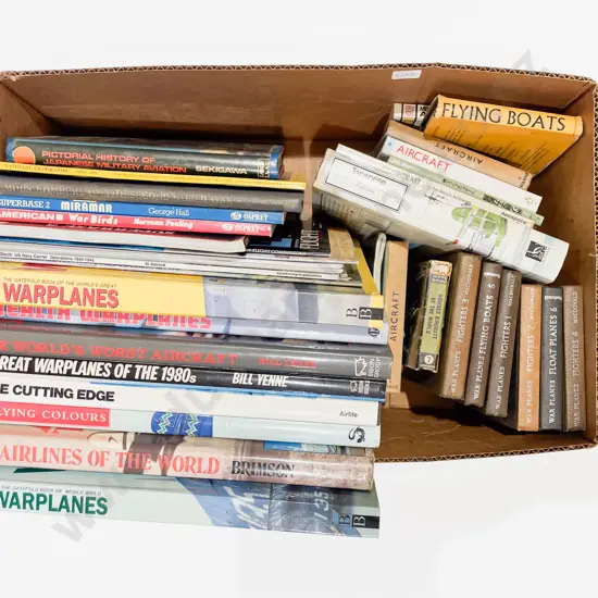 Boxed Quantity of Assorted Military Reference