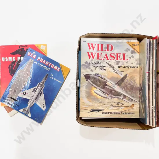 Boxed Quantity of Assorted Aviation Magazines