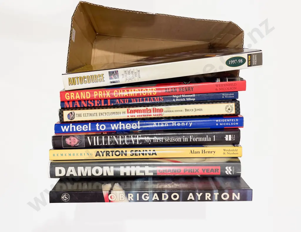 Quantity of Assorted Formula 1 & Grand Prix Reference Books Image 1++