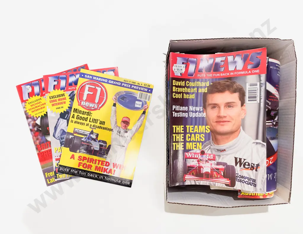 Quantity of Assorted Formula 1 Reference Magazines Image 1++