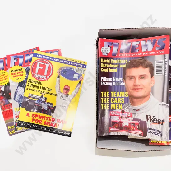 Quantity of Assorted Formula 1 Reference Magazines