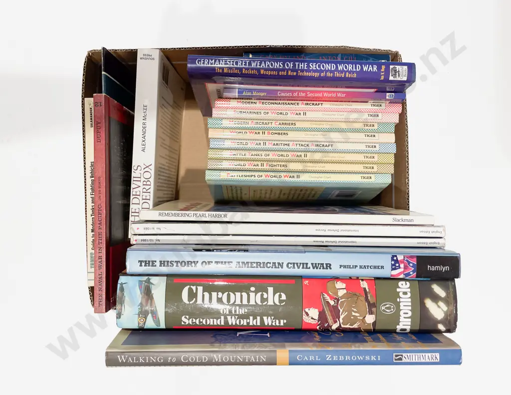 Box of Assorted Military Reference Image 1++