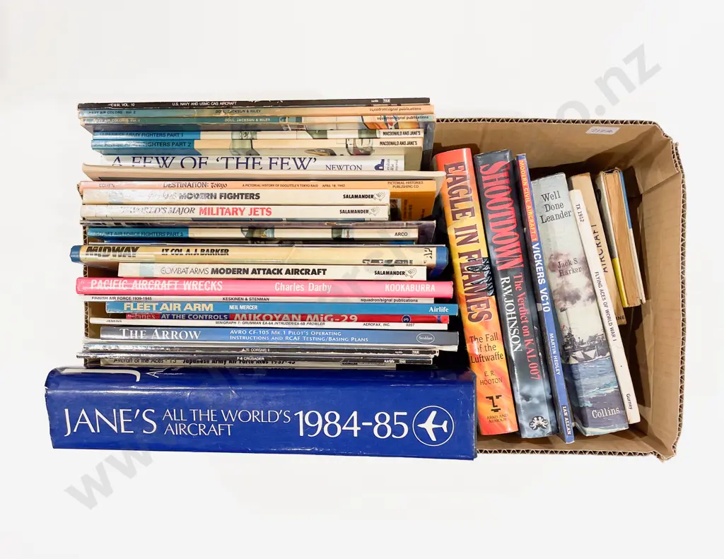 Box of Assorted Military Reference Image 1++