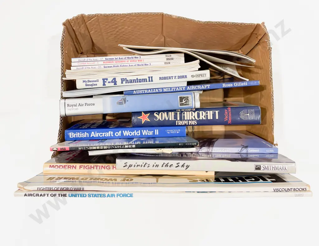 Box of Assorted Military Reference Image 1++