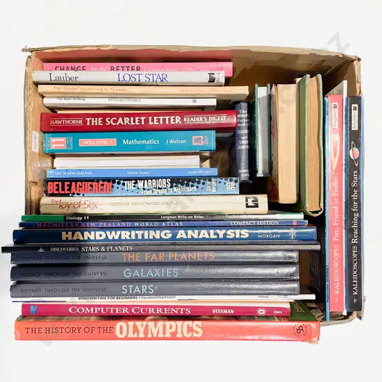 Box of Assorted Books